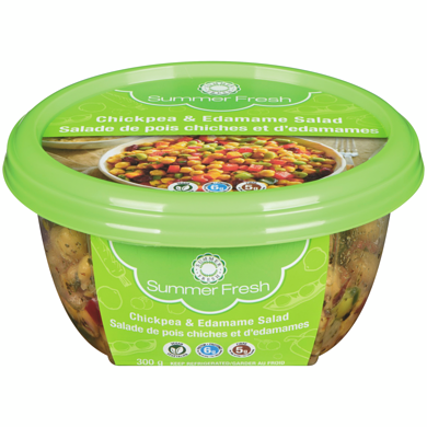 Summer Fresh Chickpea & Edamame Salad 300 g, $2.16/100g
