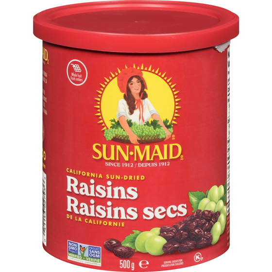 Sun-maid Secs De Californie Naturels Raisins 500 g, 1,40 $/100g