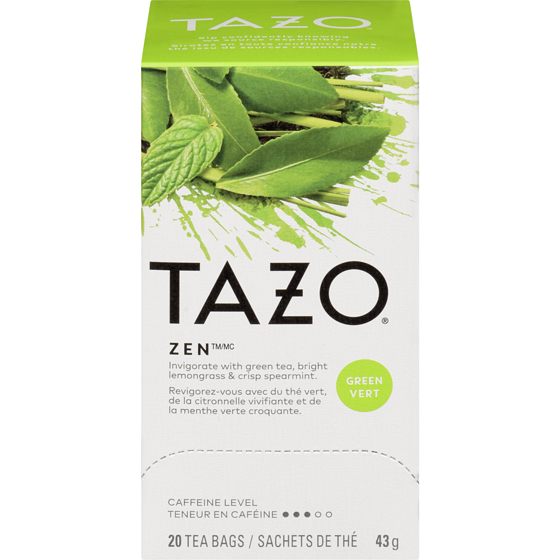 Tazo Zen Tea Bag 20 ea, $0.32/1ea