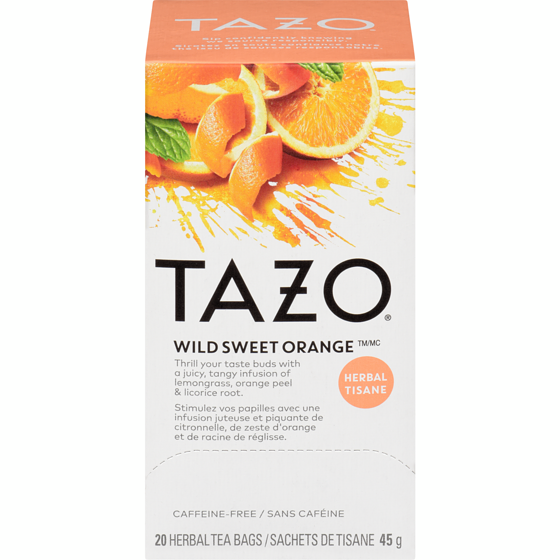 Tazo Wild Sweet Orange Tea 20 ea, $0.32/1ea