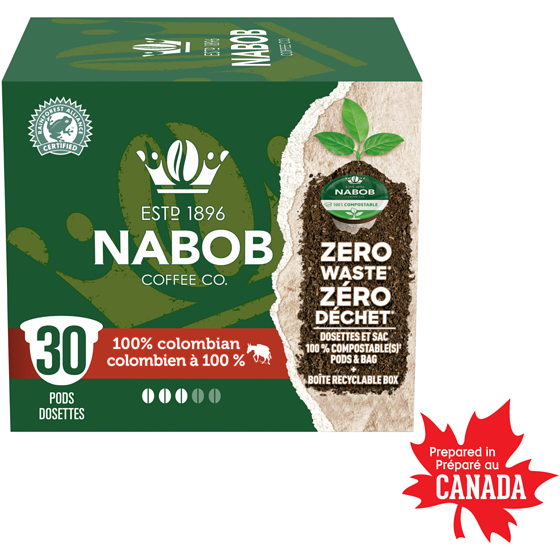 Nabob 100% Colombian Coffee 100% Compostable Pods 292 g, $9.25/100g