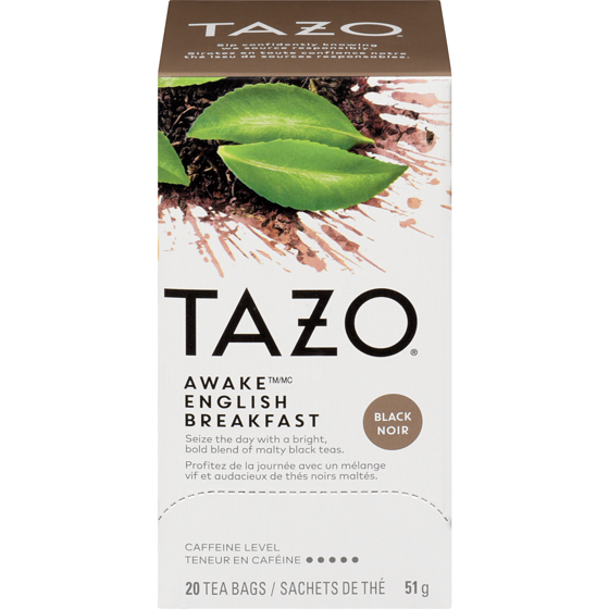 Tazo Sachet de thé English Breakfast 20 ea, 0,30 $/1ch