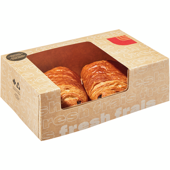 null All Butter Chocolatine, 2 Pack 121 g, $2.07/100g