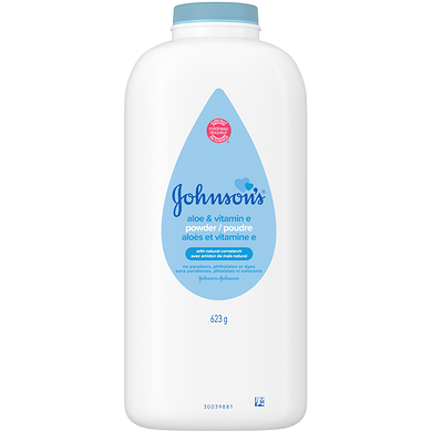 Johnsons Baby Powder with Vitamin E 623 g, $1.17/100g