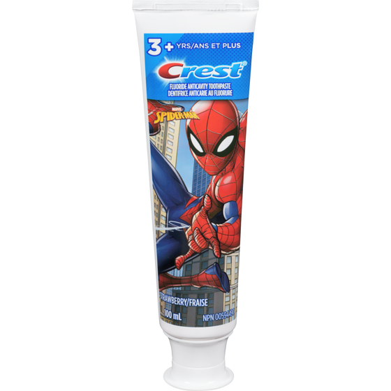 Crest Kid's Toothpaste, featuring Marvel's Spiderman, Strawberry Flavour 100 ml, $3.49/100ml