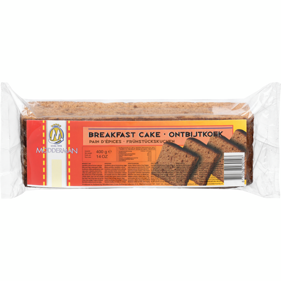 Modderman Breakfast Cake 400 g, $1.12/100g