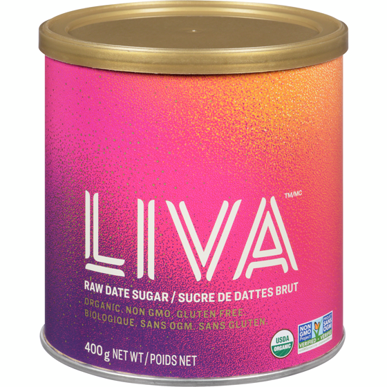 Liva Raw Date Sugar Canister 400 g, $3.75/100g