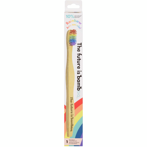 The Future is Bamboo Bamboo Toothbrush Rainbow Soft 1 ea, $5.99/1ea