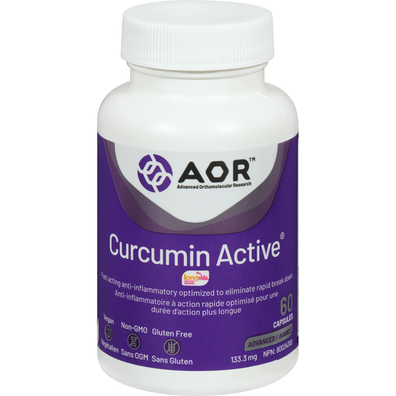 AOR Curcumin Active 133.3 mg 60 Vegi-Caps 60 ea, $1.33/1ea