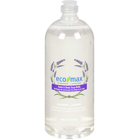 Eco-Max Eco-Max Rech Savon Mains Lavan 946 ml, 0,90 $/100ml