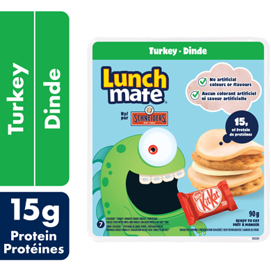 Schneiders Trousse-collation à la dinde 90 g, 5,00 $/100g