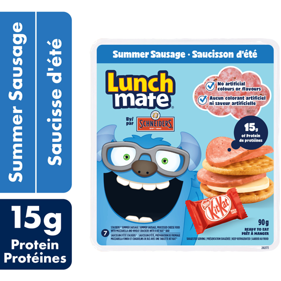 Schneiders Trousse-collation au saucisson d'été 90 g, 5,00 $/100g