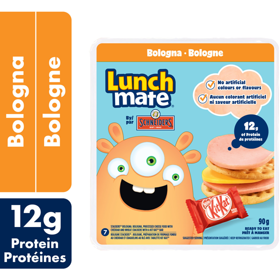 Schneiders Bologna Lunch Kit 90 g, $5.00/100g