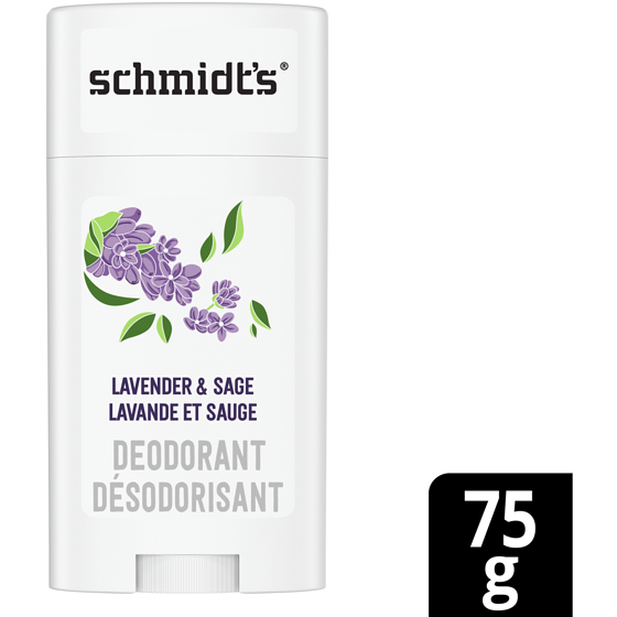 Schmidt’s Désodorisant d'Origine Naturelle lavender & sage 75 g, 11,32 $/100g