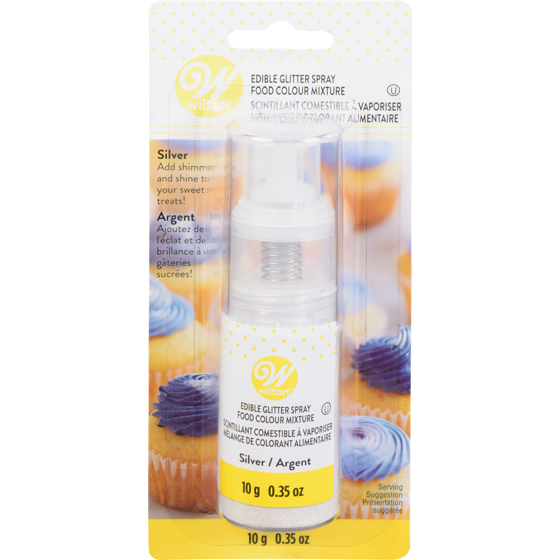 Wilton Vaporisateur scintillant comestible, argent 10 g, 89,90 $/100g