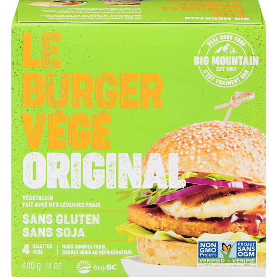 Big Mountain Bgmt Galette Veggie Originale 400 g, 2,00 $/100g