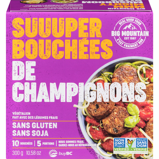 Big Mountain Bgmt Bouchees De Champignons 300 g, 2,66 $/100g
