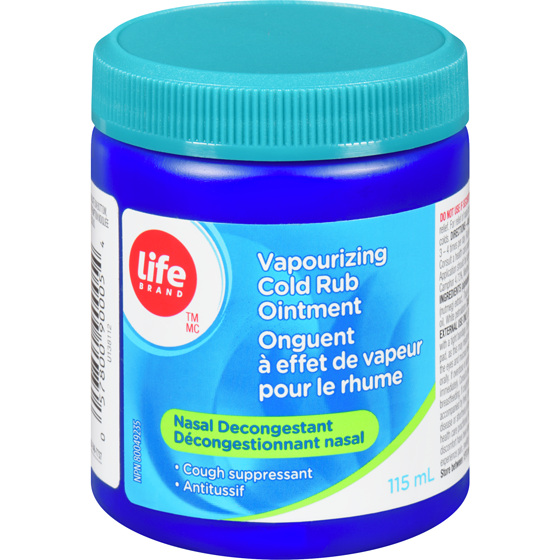Life LB VAPO ONGUENT RHUME 115 ml, 6,95 $/100ml