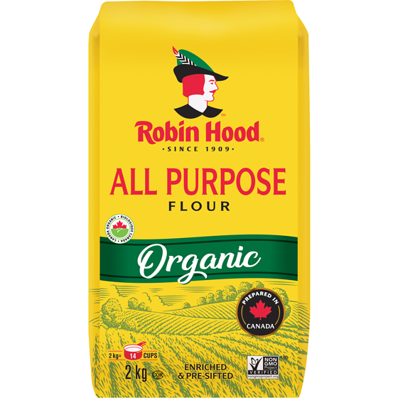 Robin Hood Organic All Purpose Flour 2 kg, $0.55/100g