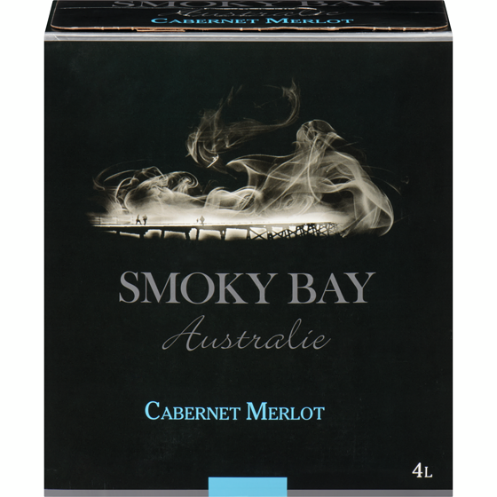 Smoky Bay Vin Rouge Cabernet Merlot (Pièce d’identité requise au moment du ramassage) 4000 ml, 1,08 $/100ml