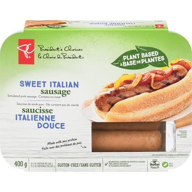 Saucisse italienne douce À base de plantesPC