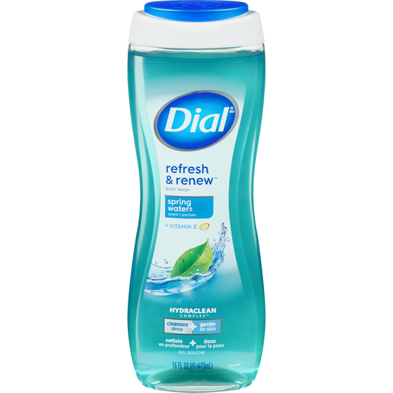 Dial Gel douche hydratant à l'eau de source 473 ml, 1,16 $/100ml