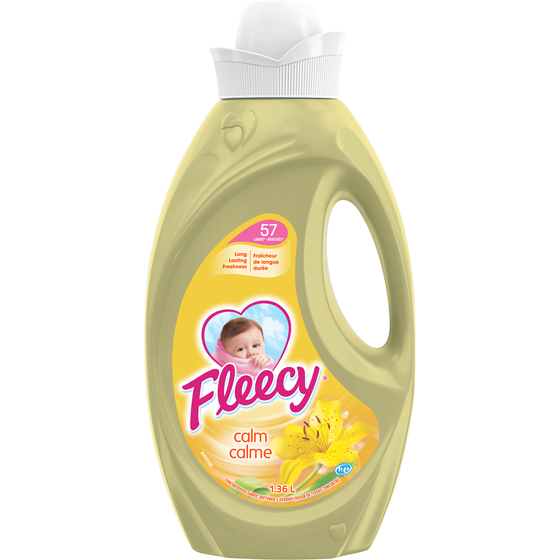 Fleecy Liquid Fabric Softener, Aroma Therapy Calm 1.36 l, $0.40/100ml