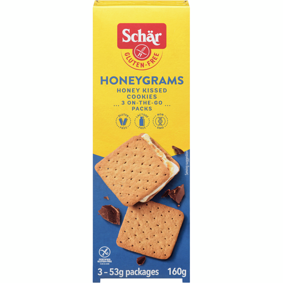 Schar Gluten-Free Honeygrams 160 g, $4.06/100g