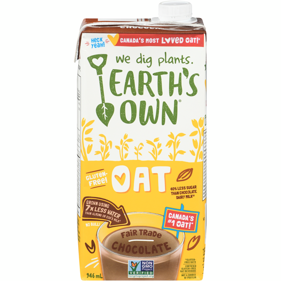 Earth's Own Oat Beverage, Chocolate 946 ml, $0.26/100ml