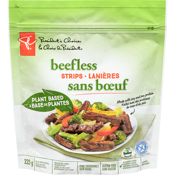 Lanières sans boeuf à base de plantes PC