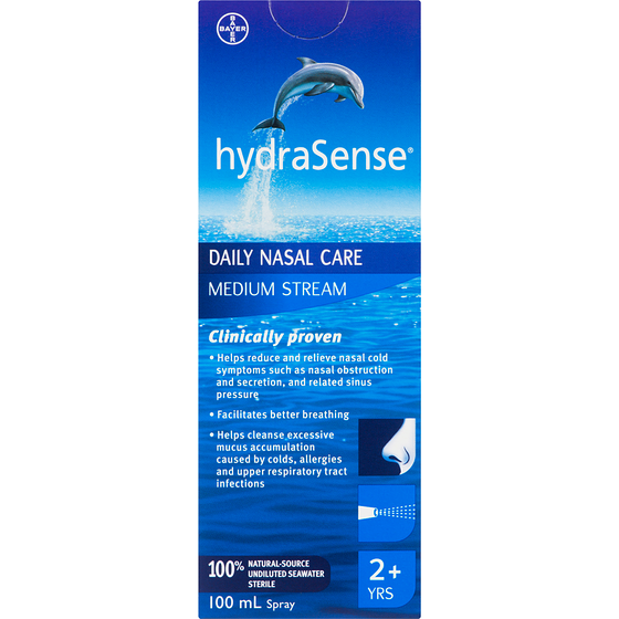 Hydrasense Medium Stream Nasal Spray, Daily Nasal Care 100 ml, $13.99/100ml