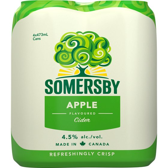 SOMERSBY Apple Cider (ID required at pick-up) 4x473.0 ml, $0.82/100ml