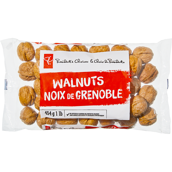 President's Choice Walnuts 0.454 kg, $1.10/100g