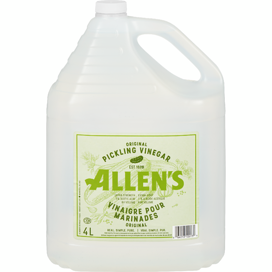 Allen’s Vinaigre à marindades 4 l, 0,13 $/100ml