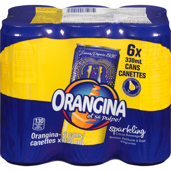 Orangina Sparkling Citrus Beverage 6x330.0 ml, $0.35/100ml