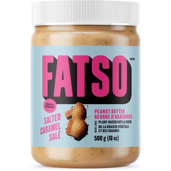Fatso Beurre d’arachide croquant au caramel salé Fatso 500 g, 1,90 $/100g