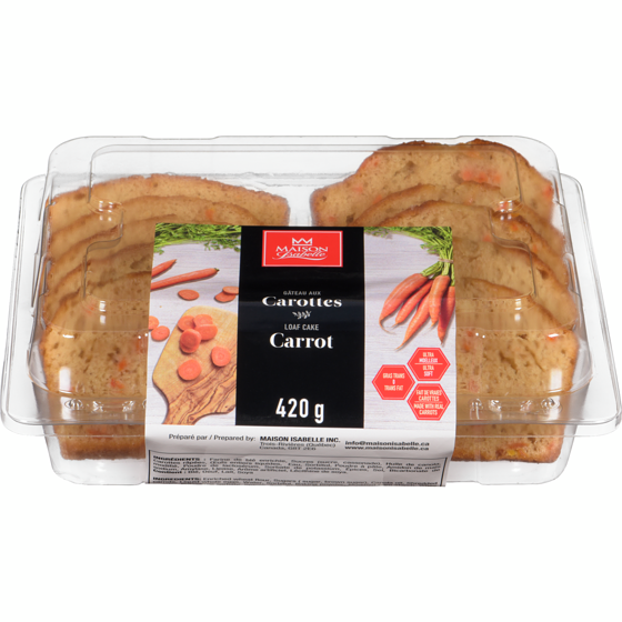 null Loaf Cake Carrot 420 g, $1.55/100g