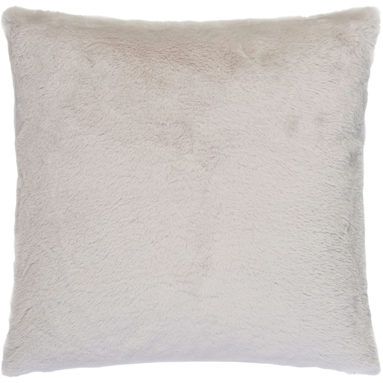 Life at Home Glacier Grey Solid Flat Fur Cushion Cover, 18 in x 18 in 1 ea, $13.00/1ea