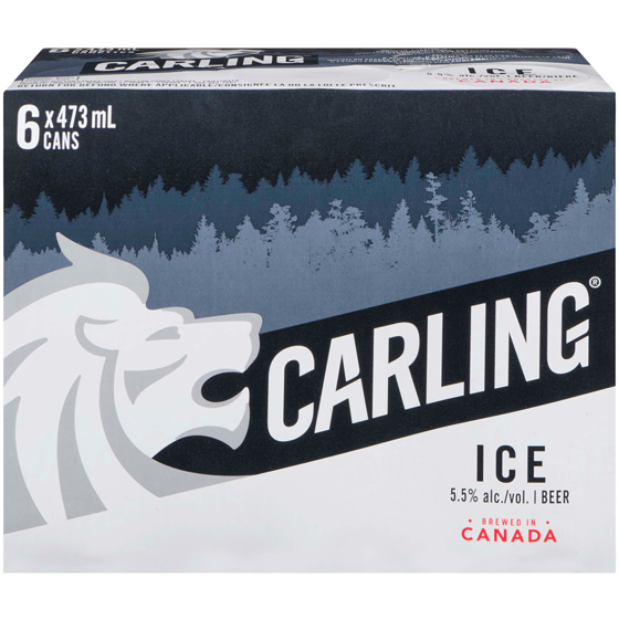 Carling Beer Ice (ID required at pick-up) 6x473.0 ml, $0.54/100ml