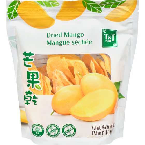 T&T Dried Mango 500 g, $2.40/100g