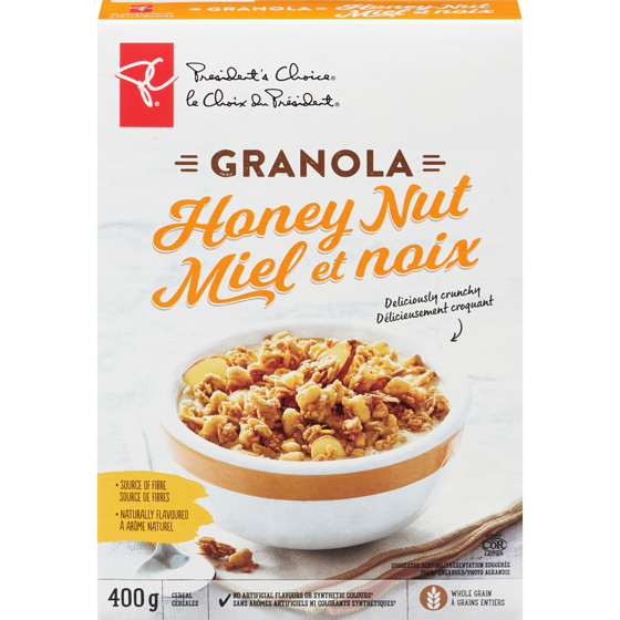 le Choix du Président Granola Miel Et Noix 400 g, 1,38 $/100g