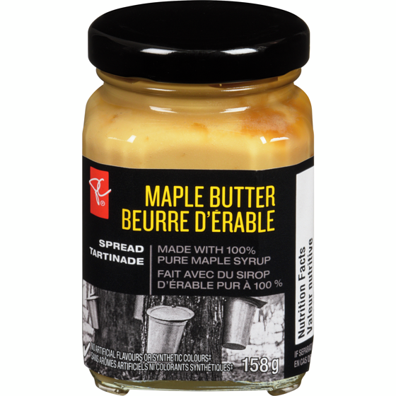 PC Black Label Maple Butter Spread 158 g, $3.80/100g