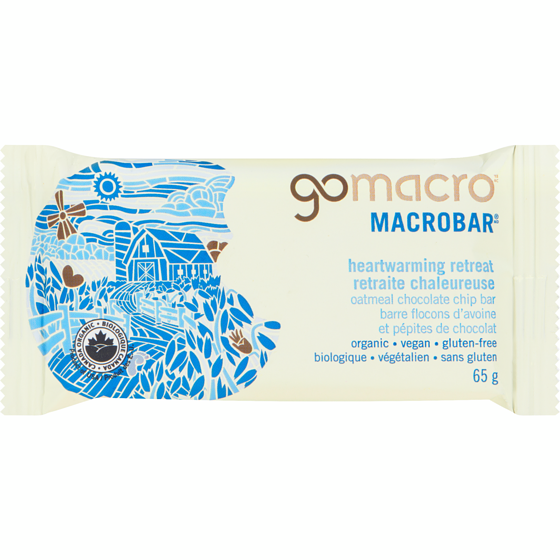 Go Macro Go Macro Oatmeal Chocolate Chip Bar 65 g, $6.60/100g