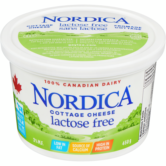 Gay Lea Lactose Free Cottage Cheese 450 g, $1.18/100g