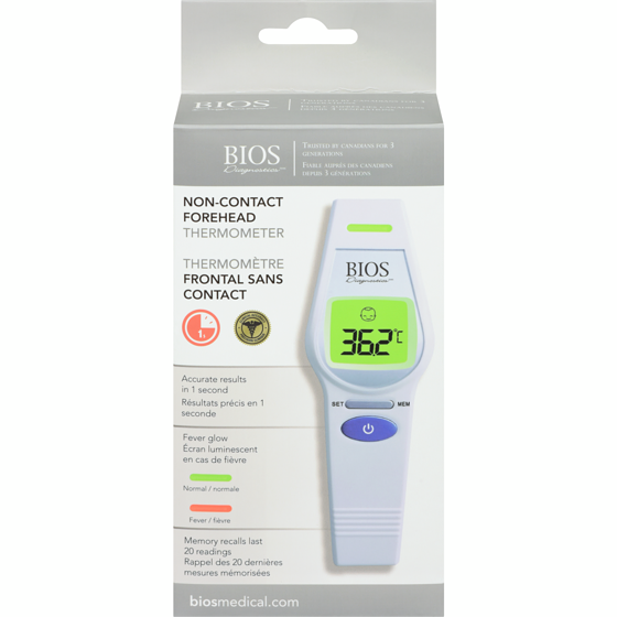 BIOS THERMOMETER NON CONTACT 1 ea, 49,99 $/1ch