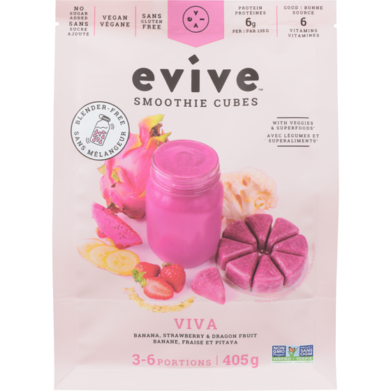 Evive Smoothie cubes viva 405 g, 2,47 $/100g