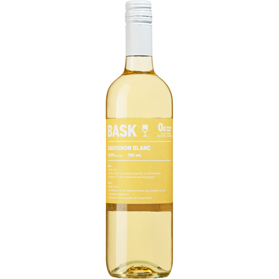 BASK Sauvignon Blanc (ID required at pick-up) 750 ml, $1.92/100ml