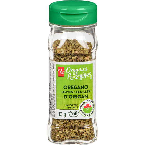 PC Organics Organic Oregano Leaves 13 g, $38.46/100g
