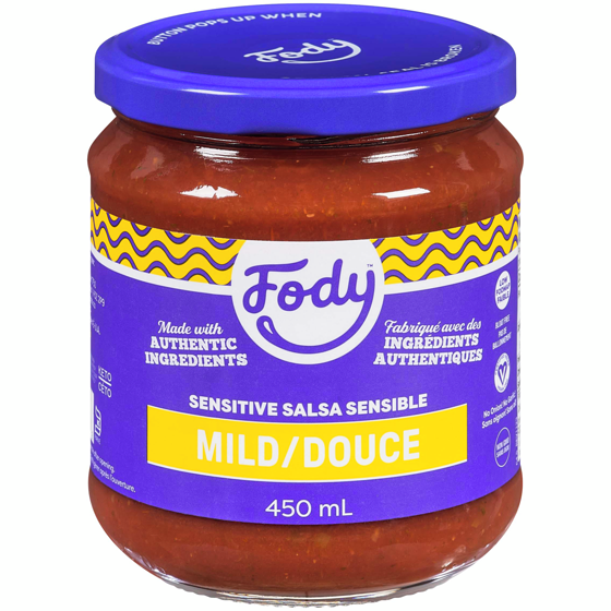 Fody Mild Salsa      454 g, $1.87/100g