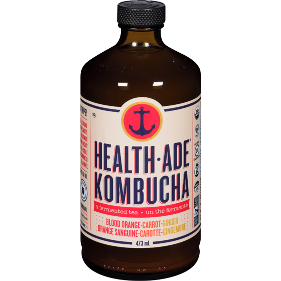Health-Ade Kombucha - Blood Orange Carrot Ginger  473 ml, $0.91/100ml